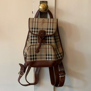 Vintage Burberry Backpack